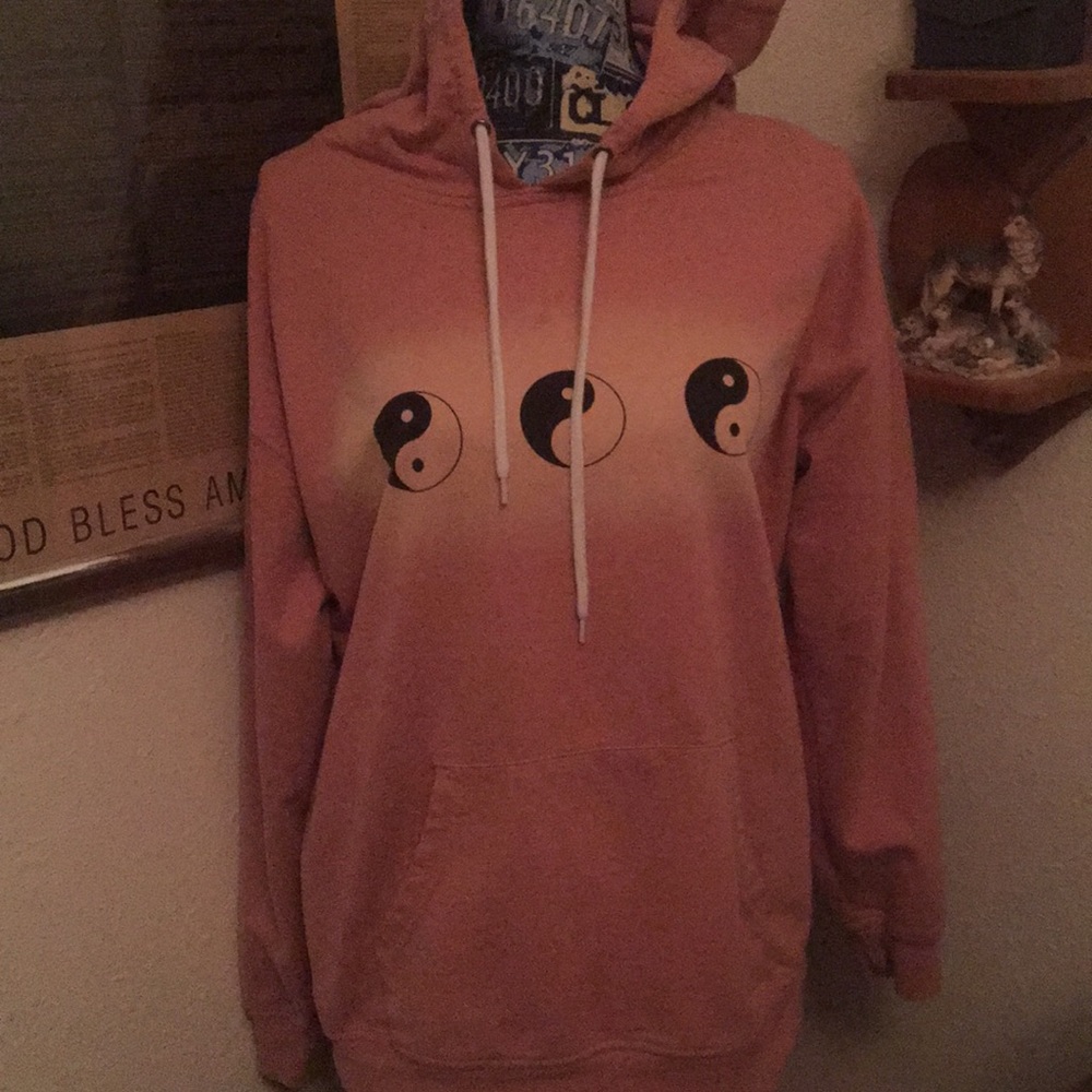 Ying-Yang pullover sweater